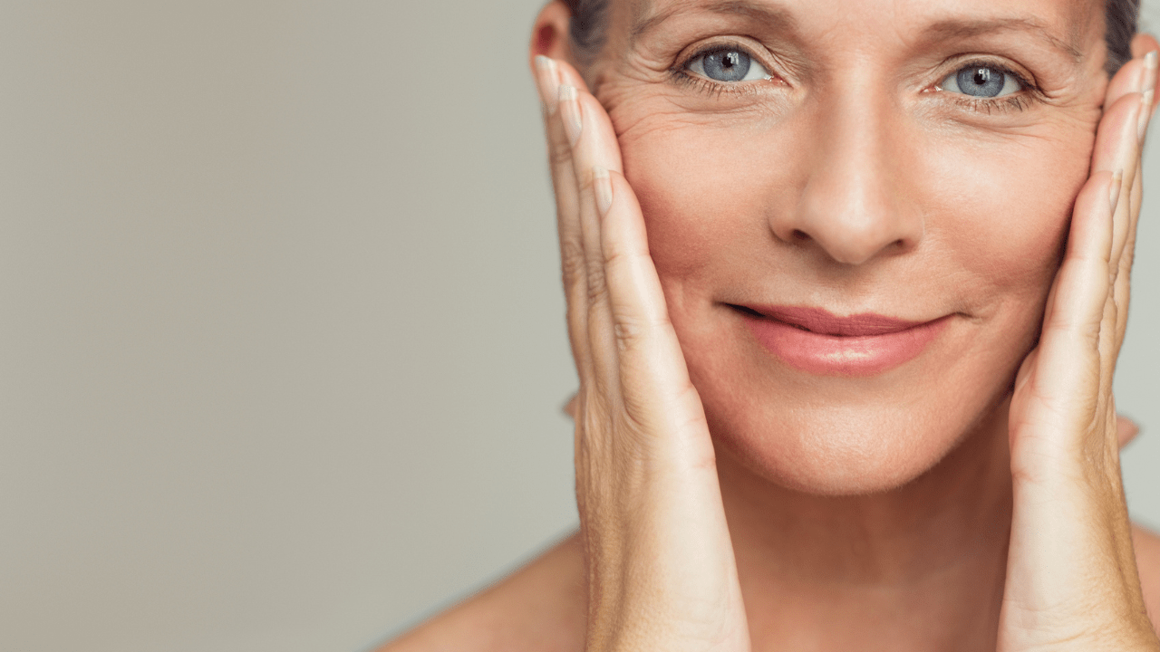 beautiful elderly woman